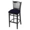 Holland Bar Stool Co 30" Bar Stool, Black Finish, Canter Twilight Seat 312030Blk002 - alternate 1